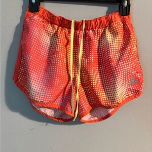 Adidas Women's Vibrant Orange Athletic Shorts